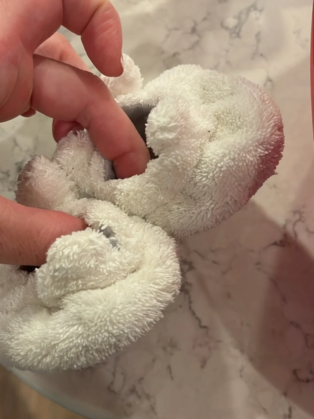 Primark Cream Plush Baby Booties